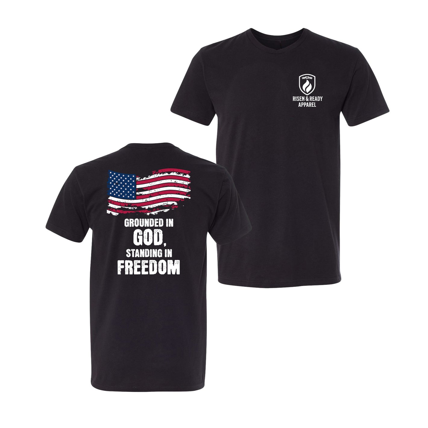 Grounded in God, Standing in Freedom Premium Tee