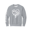 Heart of Faith Foundation Youth Crewneck Sweatshirt - Athletic Heather