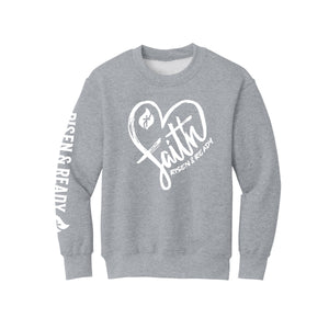 Heart of Faith Foundation Youth Crewneck Sweatshirt