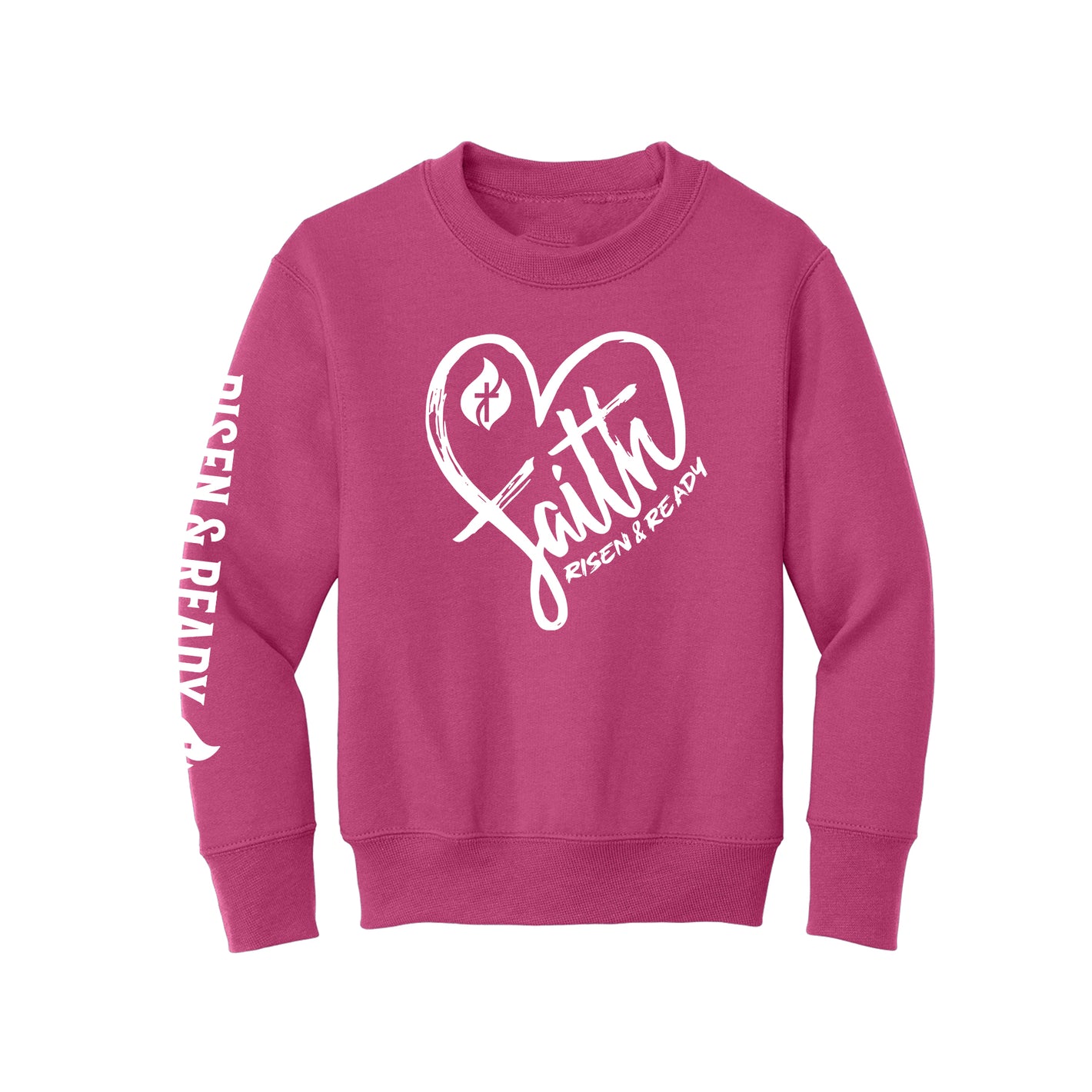 Heart of Faith Foundation Youth Crewneck Sweatshirt