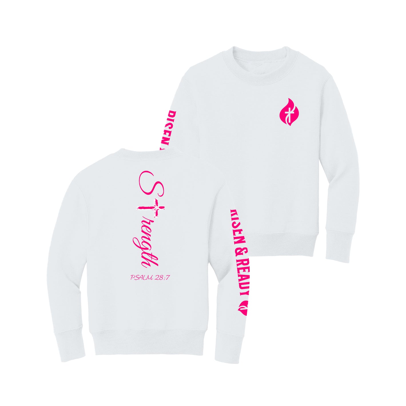 The Lord Is My Strength Foundation Crewneck Sweatshirt