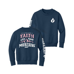 Faith Can Move Mountains Youth Foundation Crewneck Sweatshirt