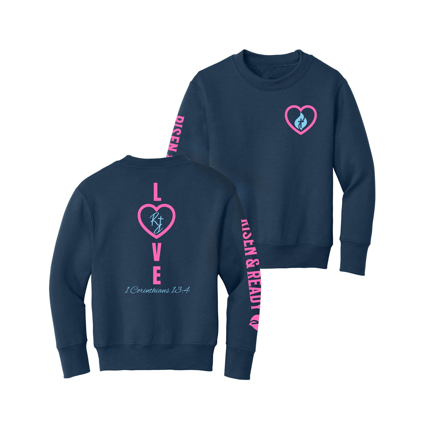 Love Never Fails Youth Foundation Crewneck Sweatshirt