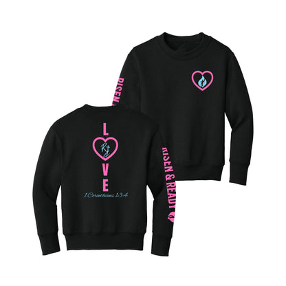 Love Never Fails Youth Foundation Crewneck Sweatshirt