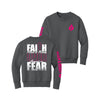 Faith Over Fear Youth Foundation Crewneck Sweatshirt - Charcoal