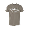 Jesus Is King Premium Tee - Warm Grey