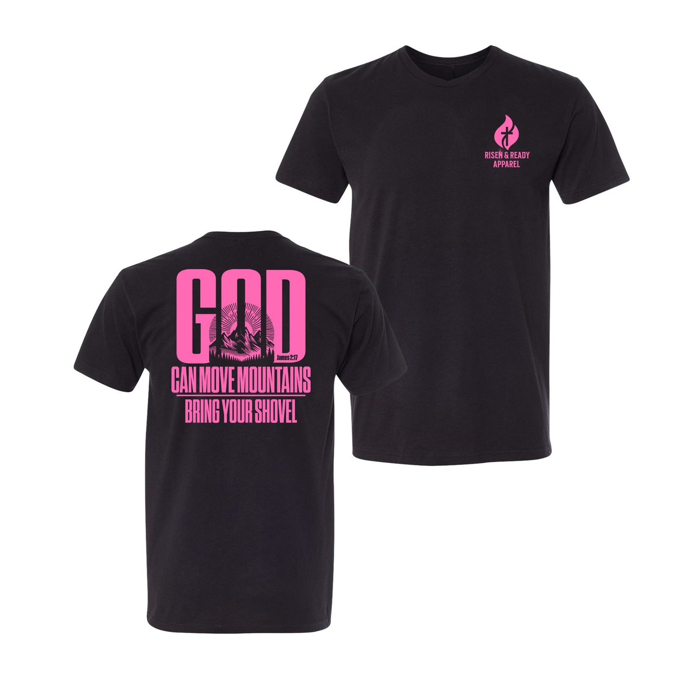 God Moves Mountains Premium Tee
