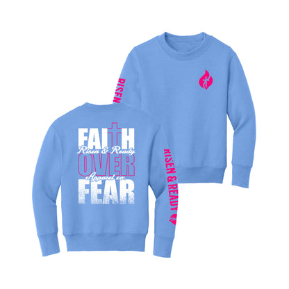 Faith Over Fear Youth Foundation Crewneck Sweatshirt