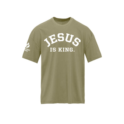Jesus Is King Premium Oversized Tee