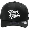 R&R Signature Curved Perforated Snapback - Black