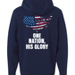 One Nation His Glory Lightweight Performance Hoodie