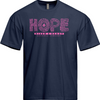 The Hope In Him Oversized Tee - Midnight Navy