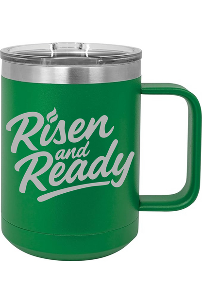 R&R 15oz Coffee Mug With Slider Lid