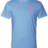 God Moves Mountains Foundation Tee - Heather Columbia Blue