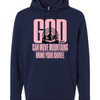 God Can Move Mountains Lightweight Performance Hoodie - Classic Navy