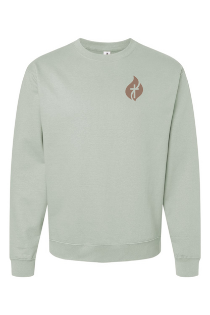 Running on Caffeine and Jesus Foundation Crewneck Sweatshirt