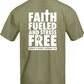 Faith Fueled and Stress Free Oversized Tee