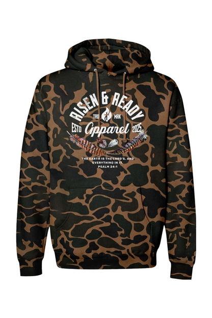 Faith and Feathers CAMO Field Foundation Hoodie