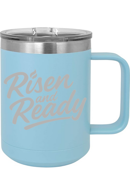 R&R 15oz Coffee Mug With Slider Lid