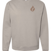 Running on Caffeine and Jesus Foundation Crewneck Sweatshirt - Cement