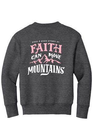 Faith Can Move Mountains Youth Foundation Crewneck Sweatshirt