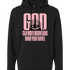 God Can Move Mountains Lightweight Performance Hoodie - Black