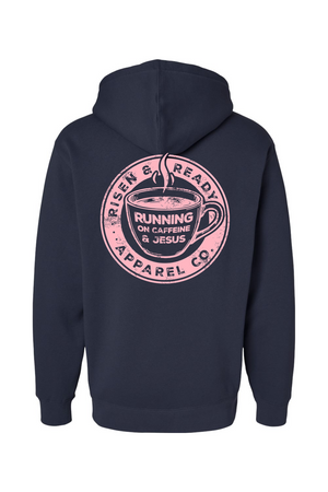 Running on Caffeine and Jesus Foundation Hoodie