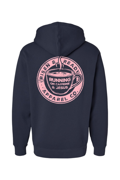 Running on Caffeine and Jesus Foundation Hoodie