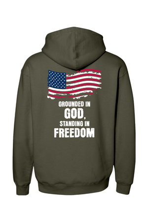Grounded in God, Standing in Freedom Foundation Hoodie