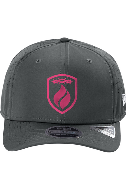 Armor & Flame Curved Perforated Snapback