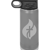 R&R 20 oz. Water Bottle - Dark Grey