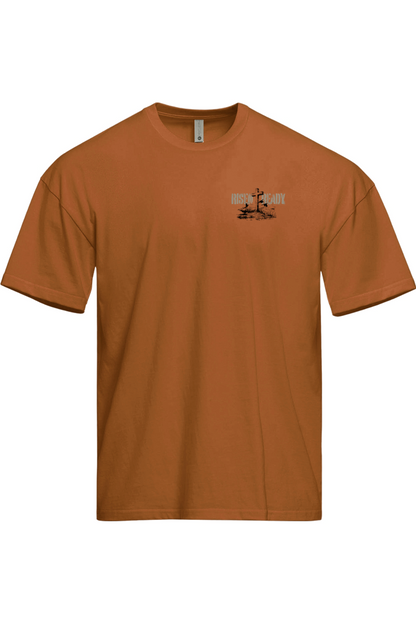 God, Family Outdoors Oversized Tee