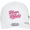 R&R Signature Curved Perforated Snapback - White