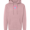 Love Never Fails Foundation Hoodie - Dusty Pink