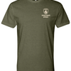 God Moves Mountains Foundation Tee - Military Green