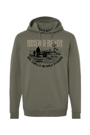 God, Family, Outdoors Lightweight Performance Hoodie