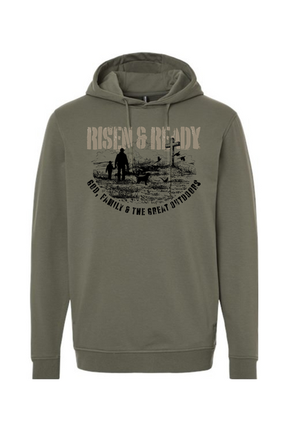 God, Family, Outdoors Lightweight Performance Hoodie