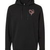 Heart of Faith Lightweight Performance Hoodie - Black