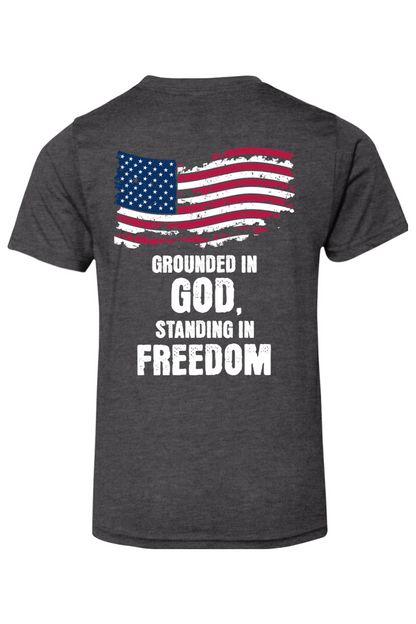Grounded in God, Standing in Freedom Youth Foundation Tee