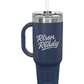 R&R Flame 40 oz. Insulated Travel Mug