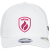 Armor & Flame Curved Perforated Snapback - White