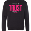 I Will Trust Foundation Crewneck Sweatshirt - Black