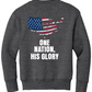 One Nation His Glory Youth Foundation Crewneck Sweatshirt