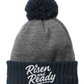 R&R Cuffed Pom Beanie