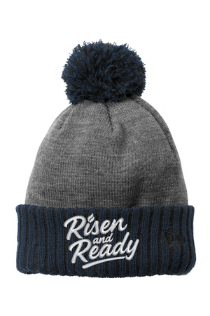 R&R Cuffed Pom Beanie