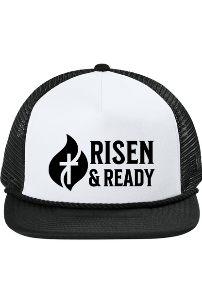 R&R Foam Flat Brim Trucker