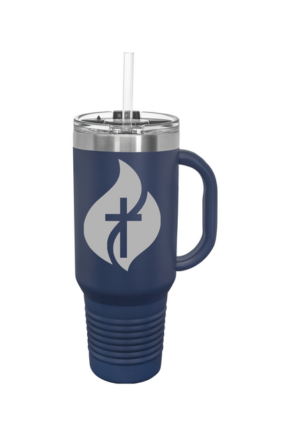R&R Flame 40 oz. Insulated Travel Mug