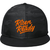 R&R Signature Flat-Brim Snapback - Black/ Black Camo