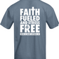 Faith Fueled and Stress Free Oversized Tee