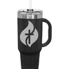 R&R Flame 40 oz. Insulated Travel Mug - Black